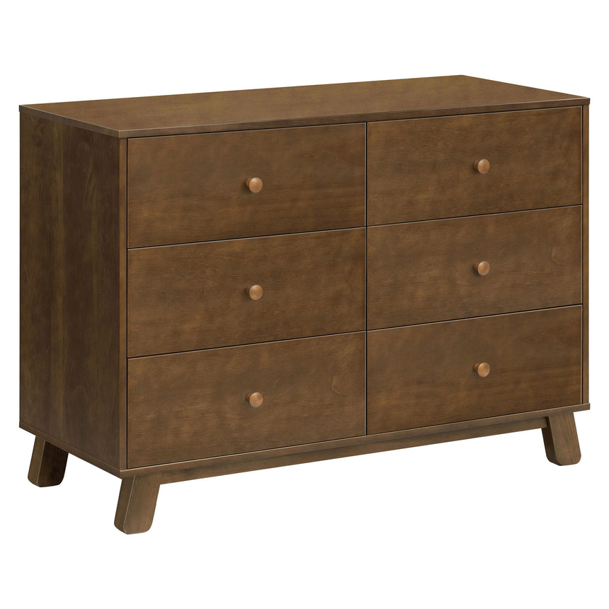 Commode 6 Tiroirs Hudson - Noyer Naturel-Babyletto-LET-M32526NL-CLÉMENT
