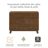 Commode 6 Tiroirs Hudson - Noyer Naturel-Babyletto-LET-M32526NL-CLÉMENT