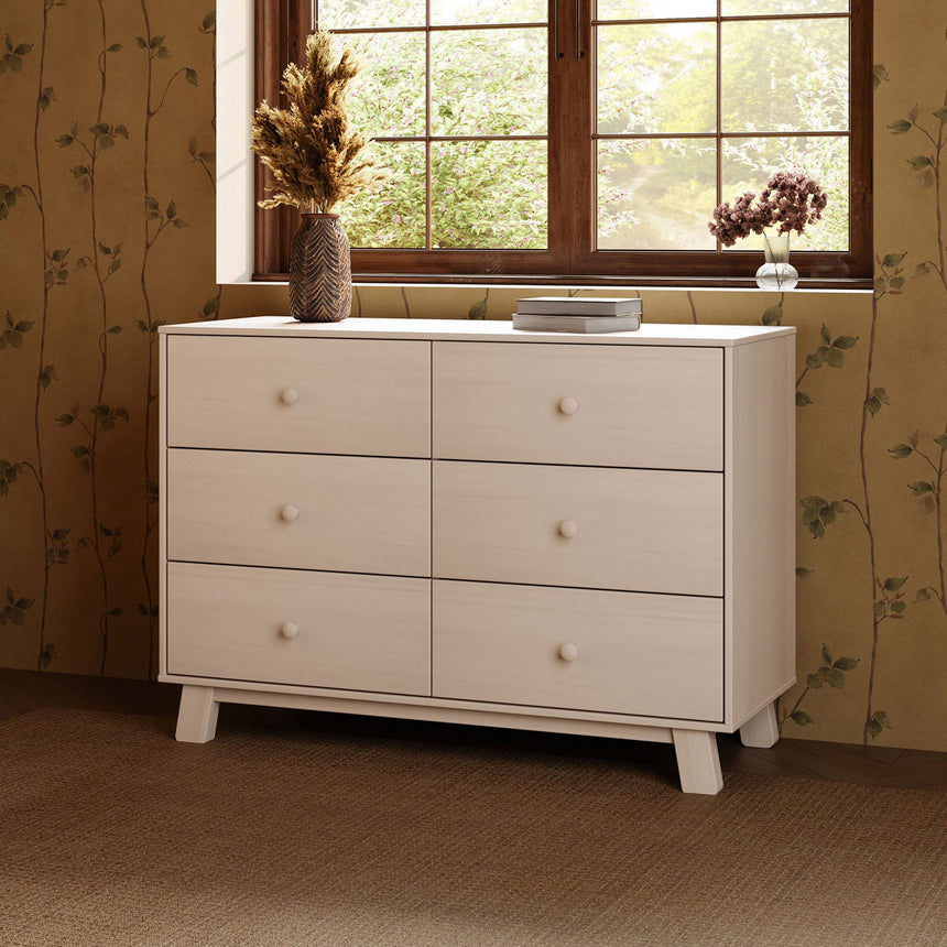 Commode 6 Tiroirs Hudson - Naturel Lavé-Babyletto-LET-M32526NX-CLÉMENT