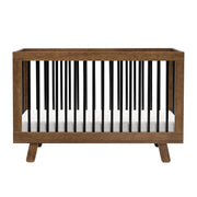 Couchette Convertible 3 en 1 Hudson - Noyer / Noir-Babyletto-LET-M4201NLB-CLÉMENT