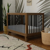 Couchette Convertible 3 en 1 Hudson - Noyer / Noir-Babyletto-LET-M4201NLB-CLÉMENT