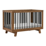 Couchette Convertible 3 en 1 Hudson - Noyer / Noir-Babyletto-LET-M4201NLB-CLÉMENT