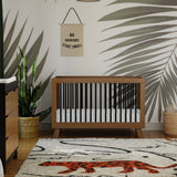 Couchette Convertible 3 en 1 Hudson - Noyer / Noir-Babyletto-LET-M4201NLB-CLÉMENT