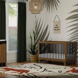 Couchette Convertible 3 en 1 Hudson - Noyer / Noir-Babyletto-LET-M4201NLB-CLÉMENT