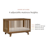 Couchette Convertible 3 en 1 Hudson - Noyer Naturel-Babyletto-LET-M4201NL-CLÉMENT