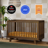 Couchette Convertible 3 en 1 Hudson - Noyer Naturel-Babyletto-LET-M4201NL-CLÉMENT