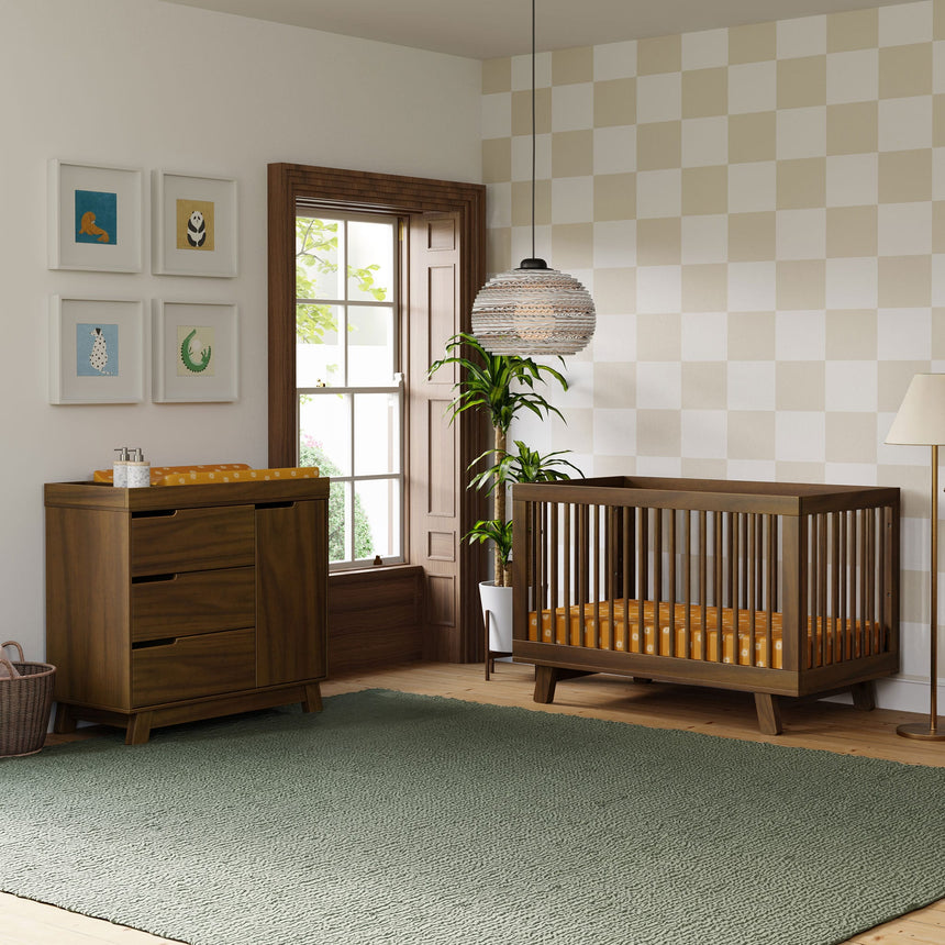 Couchette Convertible 3 en 1 Hudson - Noyer Naturel-Babyletto-LET-M4201NL-CLÉMENT