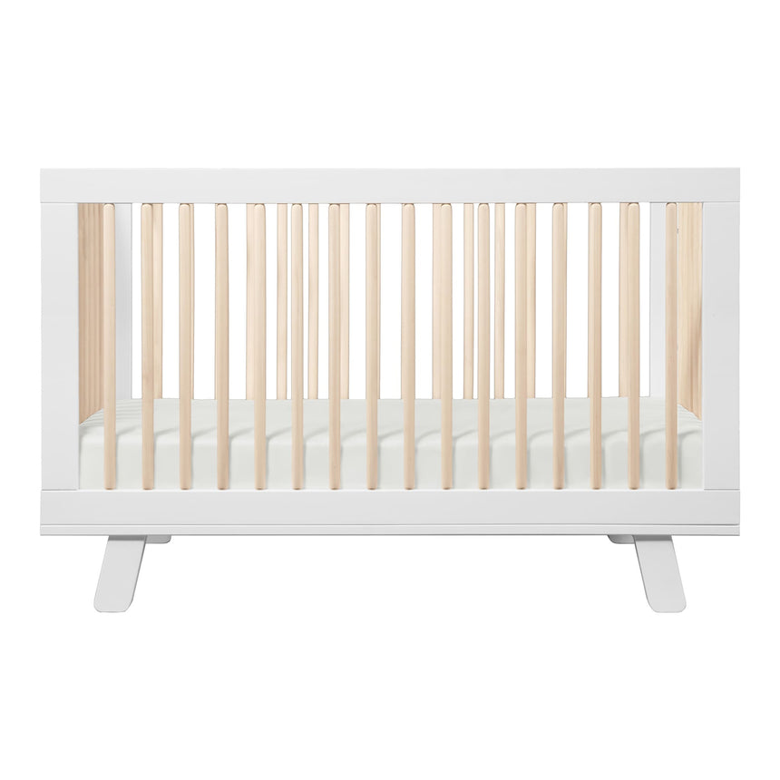 Couchette Convertible 3 en 1 Hudson - Blanc / Naturel Lavé-Babyletto-LET-M4201WNX-CLÉMENT