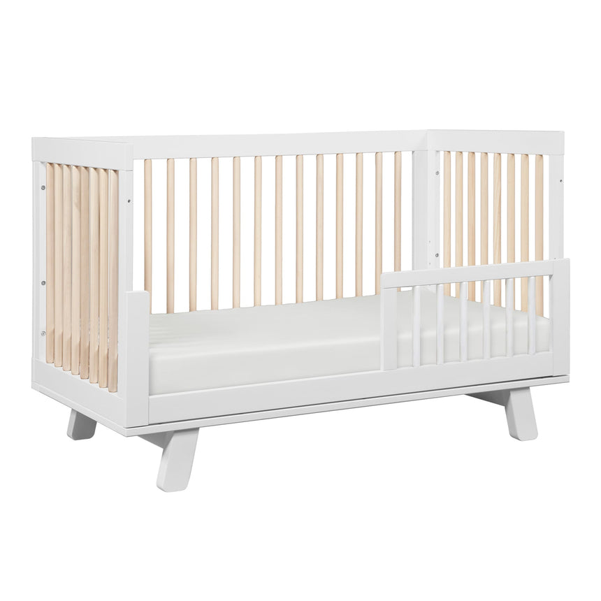 Couchette Convertible 3 en 1 Hudson - Blanc / Naturel Lavé-Babyletto-LET-M4201WNX-CLÉMENT