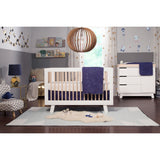 Couchette Convertible 3 en 1 Hudson - Blanc / Naturel Lavé-Babyletto-LET-M4201WNX-CLÉMENT
