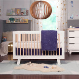Couchette Convertible 3 en 1 Hudson - Blanc / Naturel Lavé-Babyletto-LET-M4201WNX-CLÉMENT