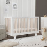 Couchette Convertible 3 en 1 Hudson - Blanc / Naturel Lavé-Babyletto-LET-M4201WNX-CLÉMENT