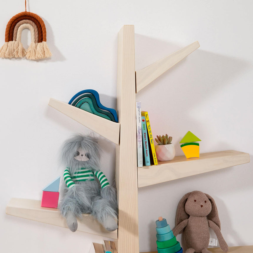 Bibliothèque Arbre Spruce - Naturel Lavé-Babyletto-LET-M4626NX-CLÉMENT