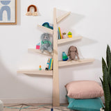 Bibliothèque Arbre Spruce - Naturel Lavé-Babyletto-LET-M4626NX-CLÉMENT