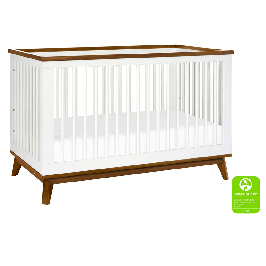 Couchette Convertible 3 en 1 Scoot - Blanc / Noyer-Babyletto-LET-M5801WNL-CLÉMENT