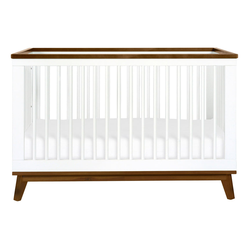 Couchette Convertible 3 en 1 Scoot - Blanc / Noyer-Babyletto-LET-M5801WNL-CLÉMENT