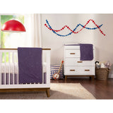Meuble à Langer 3 Tiroirs Scoot - Blanc / Noyer-Babyletto-LET-M5823WNL-CLÉMENT