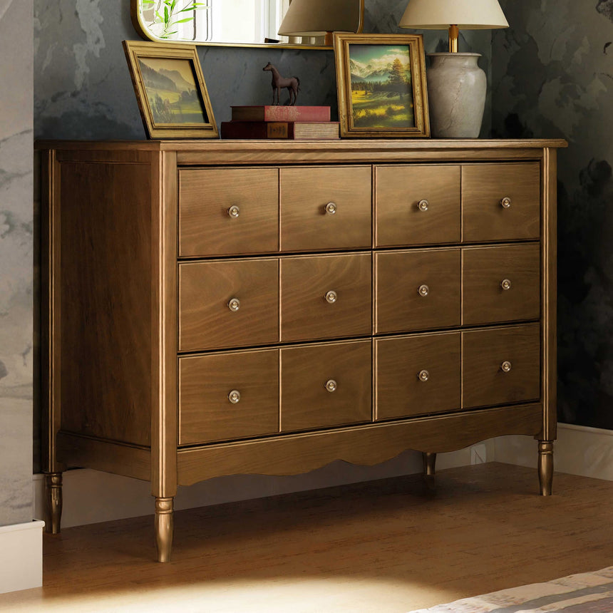 Commode 6 tiroirs Liberty - Noyer-Namesake-LET-M7116NL-CLÉMENT