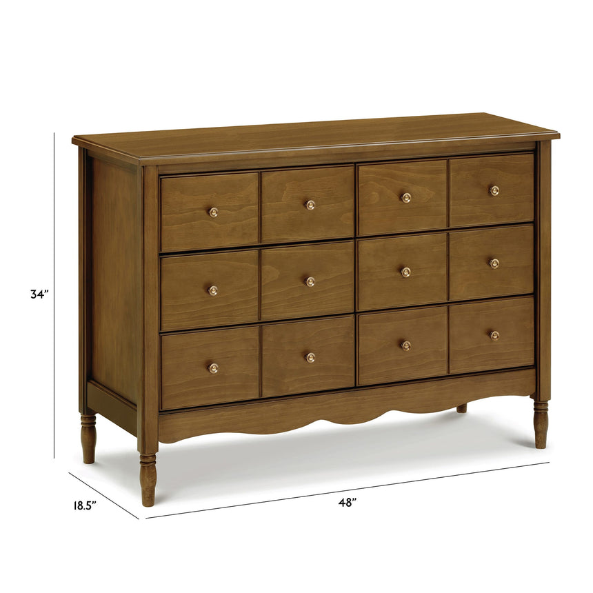 Commode 6 tiroirs Liberty - Noyer-Namesake-LET-M7116NL-CLÉMENT