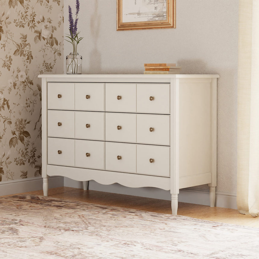 Commode Liberty 6 tiroirs - Blanc Chaud-Namesake-LET-M7116RW-CLÉMENT