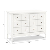 Commode Liberty 6 tiroirs - Blanc Chaud-Namesake-LET-M7116RW-CLÉMENT