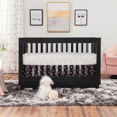 Couchette Convertible 3 en 1 Harlow - Noir-Babyletto-LET-M8601KB-CLÉMENT