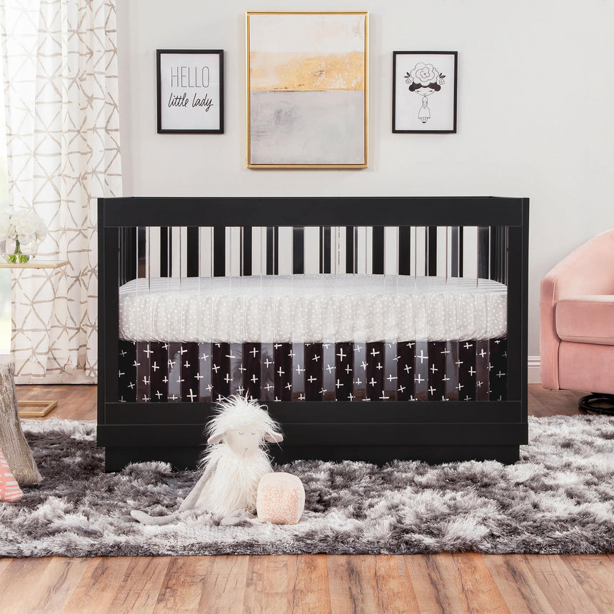 Couchette Convertible 3 en 1 Harlow - Noir-Babyletto-LET-M8601KB-CLÉMENT