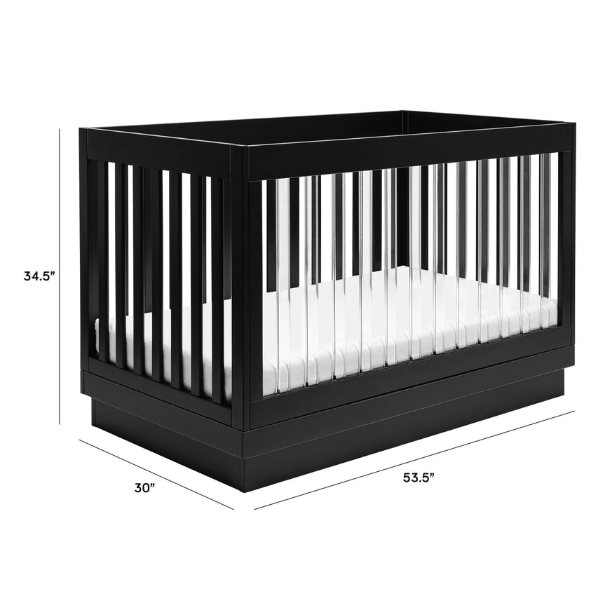 Couchette Convertible 3 en 1 Harlow - Noir-Babyletto-LET-M8601KB-CLÉMENT