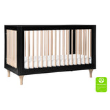 Couchette Convertible 3 en 1 Lolly - Noir / Naturel Lavé-Babyletto-LET-M9001BNX-CLÉMENT