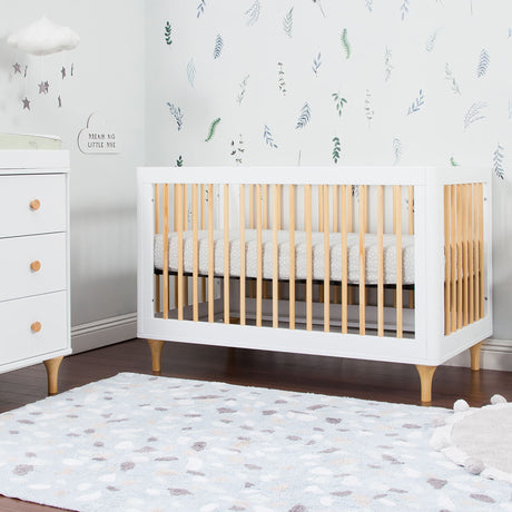 Couchette Convertible 3 en 1 Lolly - Blanc / Naturel-Babyletto-LET-M9001WN-CLÉMENT