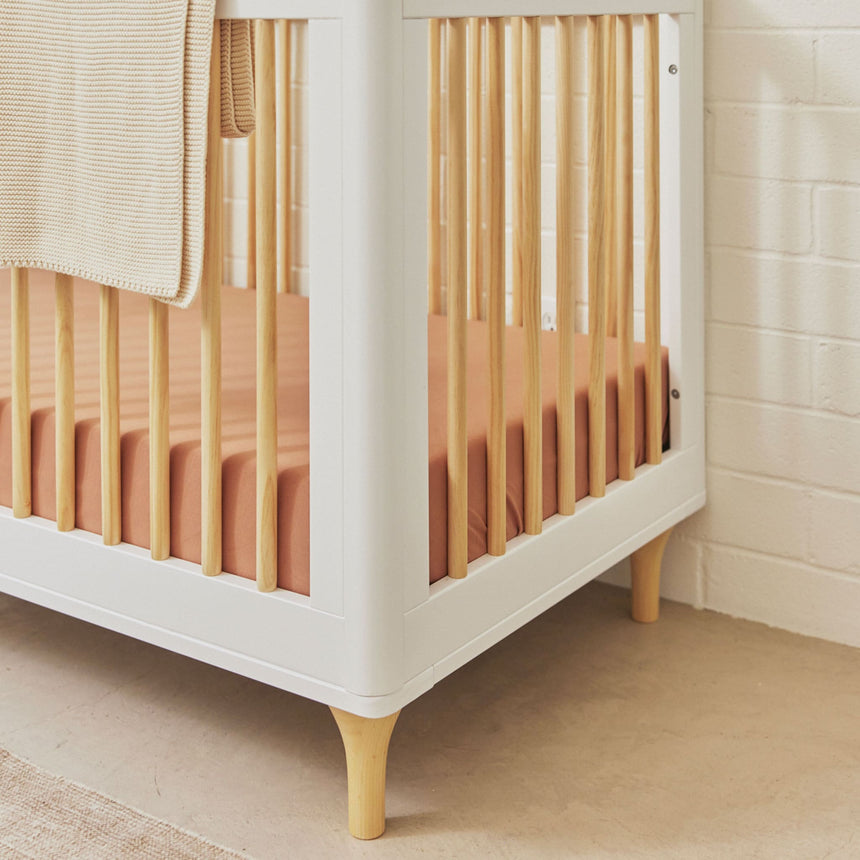 Couchette Convertible 3 en 1 Lolly - Blanc / Naturel-Babyletto-LET-M9001WN-CLÉMENT