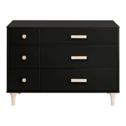 Commode Double 6 Tiroirs Lolly - Noir / Naturel Lavé-Babyletto-LET-M9016BNX-CLÉMENT