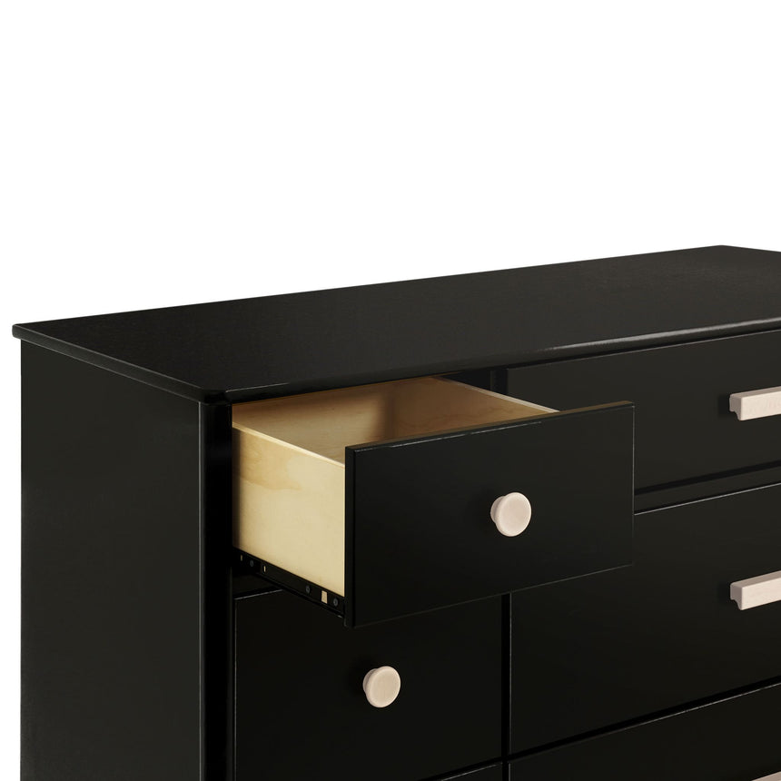 Commode Double 6 Tiroirs Lolly - Noir / Naturel Lavé-Babyletto-LET-M9016BNX-CLÉMENT