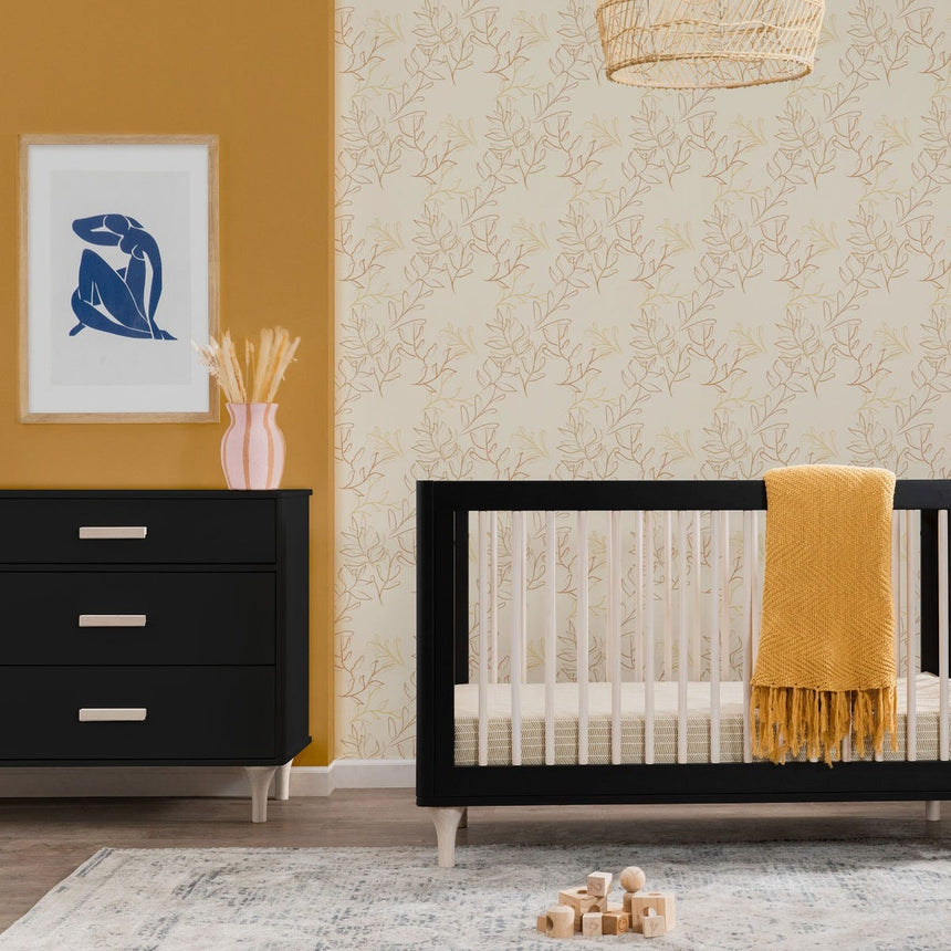 Commode Double 6 Tiroirs Lolly - Noir / Naturel Lavé-Babyletto-LET-M9016BNX-CLÉMENT