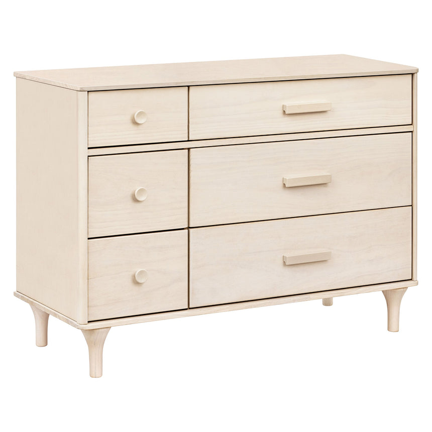 Commode Double 6 Tiroirs Lolly - Naturel Lavé-Babyletto-LET-M9016NX-CLÉMENT