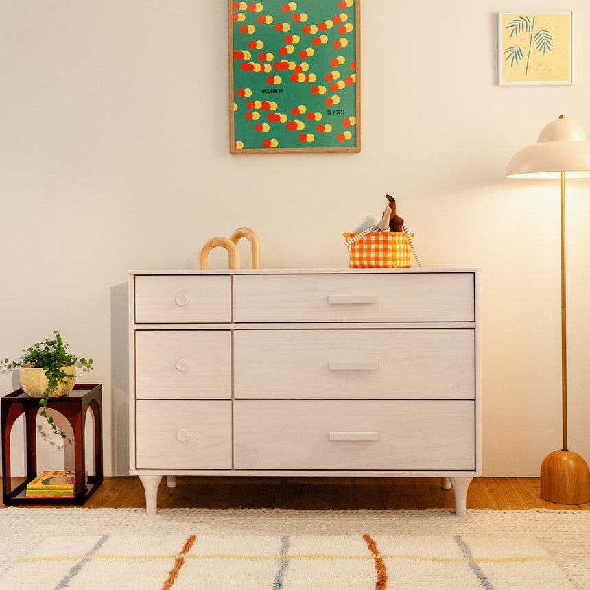 Commode Double 6 Tiroirs Lolly - Naturel Lavé-Babyletto-LET-M9016NX-CLÉMENT