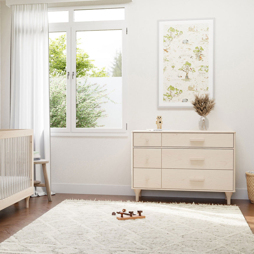 Commode Double 6 Tiroirs Lolly - Naturel Lavé-Babyletto-LET-M9016NX-CLÉMENT