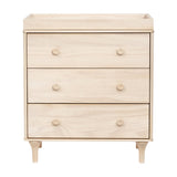Meuble à Langer 3 Tiroirs avec Plateau Amovible Lolly - Naturel Lavé-Babyletto-LET-M9023NX-CLÉMENT