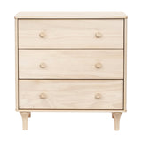 Meuble à Langer 3 Tiroirs avec Plateau Amovible Lolly - Naturel Lavé-Babyletto-LET-M9023NX-CLÉMENT