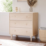 Meuble à Langer 3 Tiroirs avec Plateau Amovible Lolly - Naturel Lavé-Babyletto-LET-M9023NX-CLÉMENT