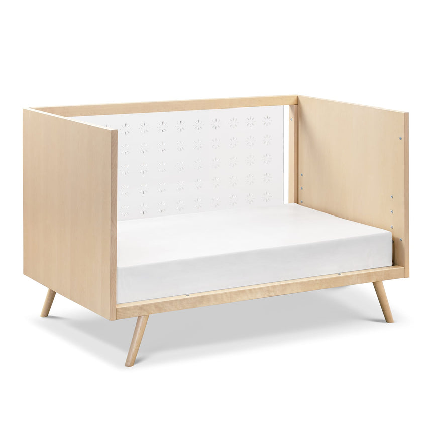 Couchette 3-en-1 Transparente Nifty - Acrylique / Bouleaux Naturel-Babyletto-LET-US0300BR-CLÉMENT