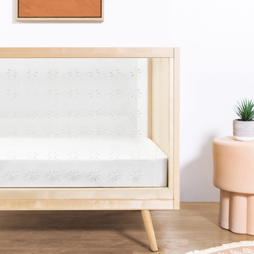 Couchette 3-en-1 Transparente Nifty - Acrylique / Bouleaux Naturel-Babyletto-LET-US0300BR-CLÉMENT