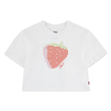 T-shirt Fraise 4-6x-Levis-Blanc-4-LEV-31P666-W1T-CLÉMENT