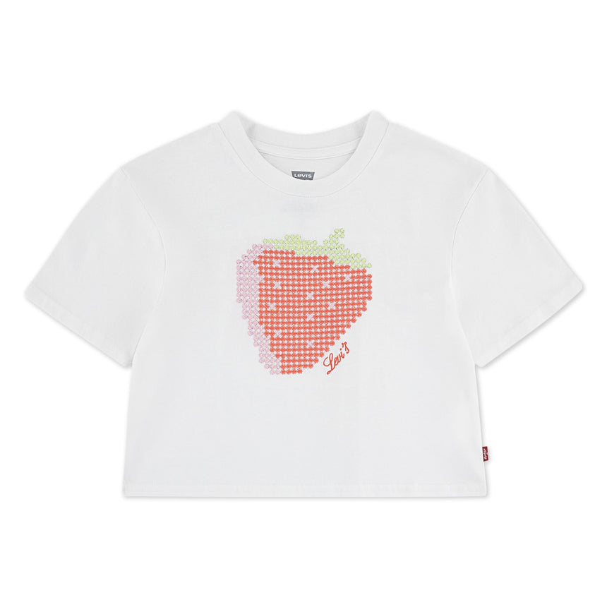 T-shirt Fraise 4-6x-Levis-Blanc-4-LEV-31P666-W1T-CLÉMENT