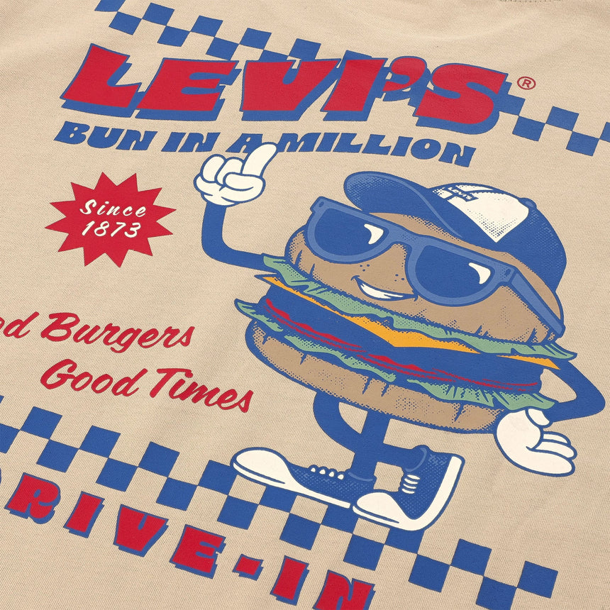 T-shirt Drive-in Burger 8-16ans-Levis-LEV-91R480-X5I-CLÉMENT