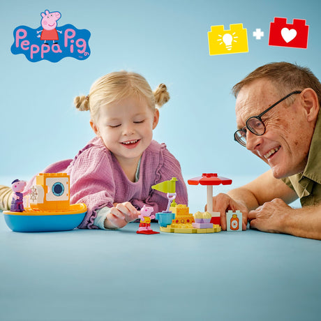 LEGO® DUPLO® Le voyage en bateau de Peppa Pig-LEGO®-LGO-10432-CLÉMENT