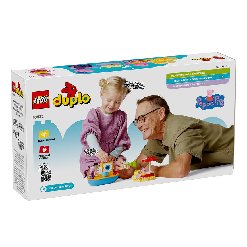 LEGO® DUPLO® Le voyage en bateau de Peppa Pig-LEGO®-LGO-10432-CLÉMENT