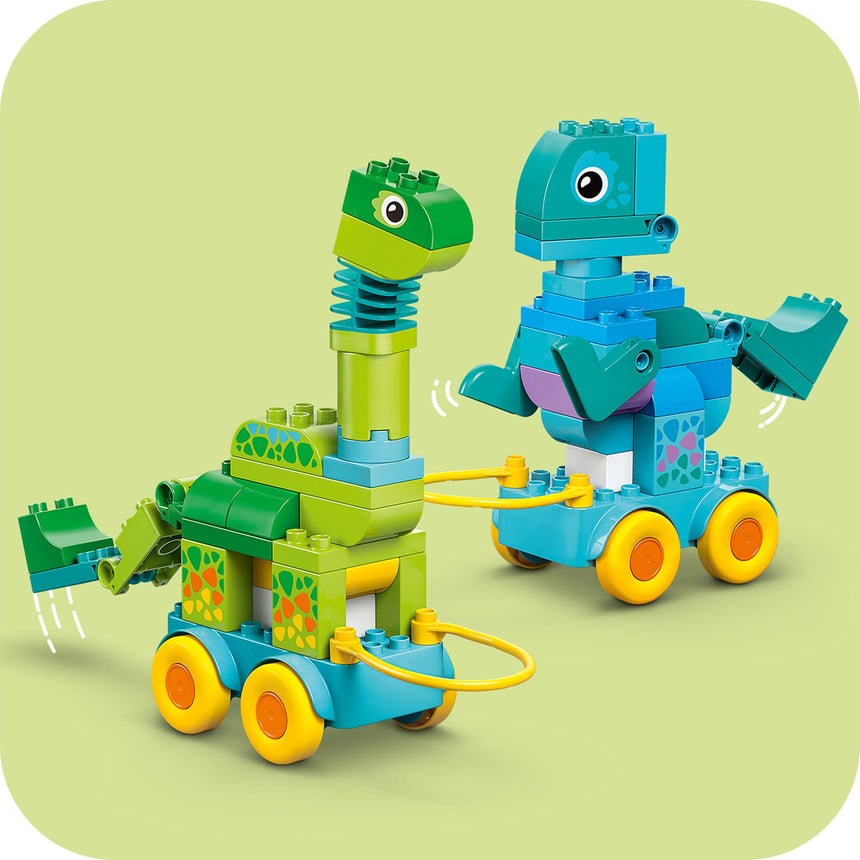 LEGO® DUPLO® Ma ville Les dinosaures sur roues 3en1-LEGO®-LGO-10451-CLÉMENT