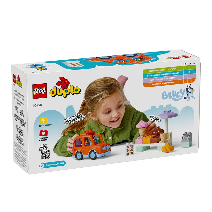 LEGO® DUPLO® La visite au comptoir de crème glacée avec Bluey-LEGO®-LGO-10458-CLÉMENT