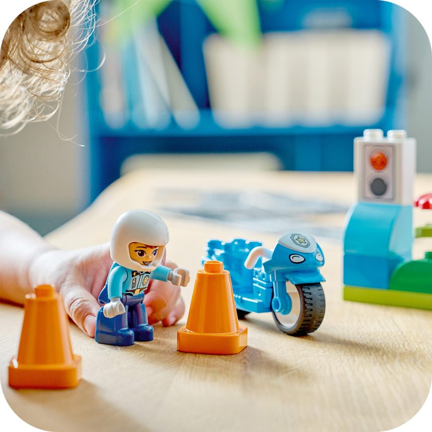 LEGO® DUPLO® Ma ville La moto de police bleue-LEGO®-LGO-10471-CLÉMENT